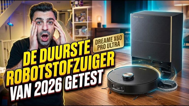 Dreame X60 Pro Ultra review: drempels van 5 cm en 42.000 Pa zuigkracht