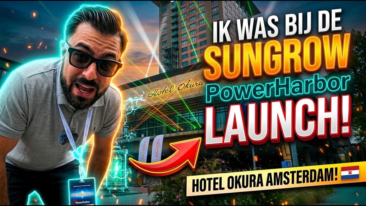 Ik Was Bij De Sungrow PowerHarbor Launch in Hotel Okura Amsterdam!