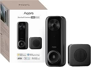 Aqara G400 2K Smart Video Doorbell Camera (Wired/PoE, Wi‑Fi 6, IP65)