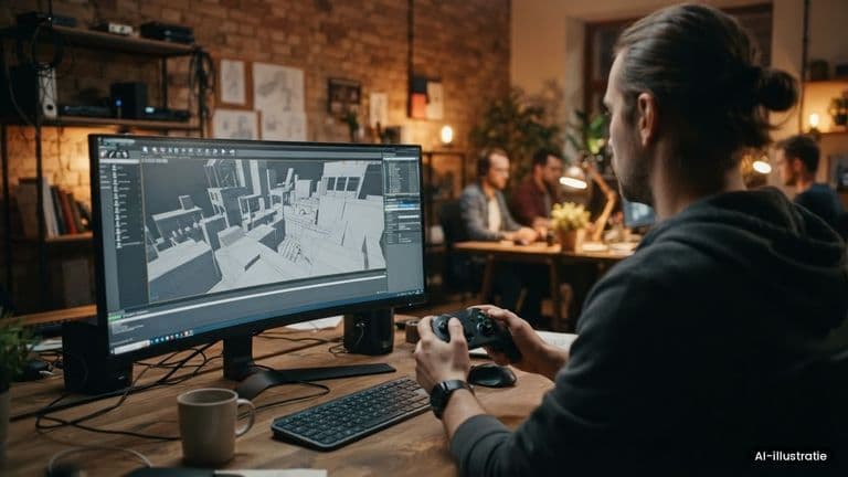 AI-illustratie bij: Geannuleerde shooter van John Romero gered door nieuwe uitgever