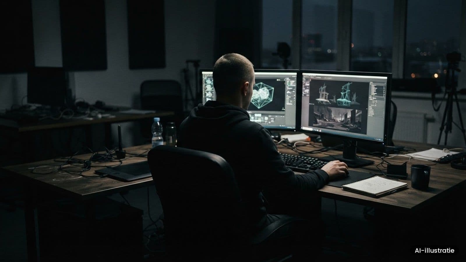 AI-illustratie bij: Microsoft stelt deadline Arkane Lyon uit tot december voor Marvel's Blade