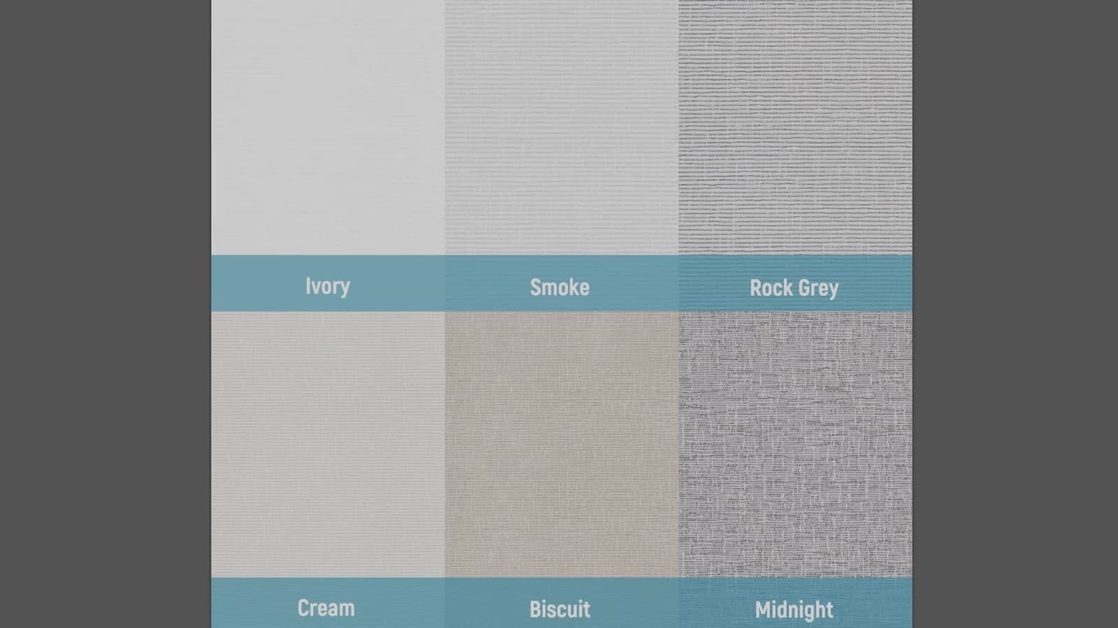SmartWings fabric swatches showing various blackout and light filtering textures